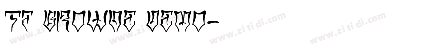 TF Browne Demo字体转换